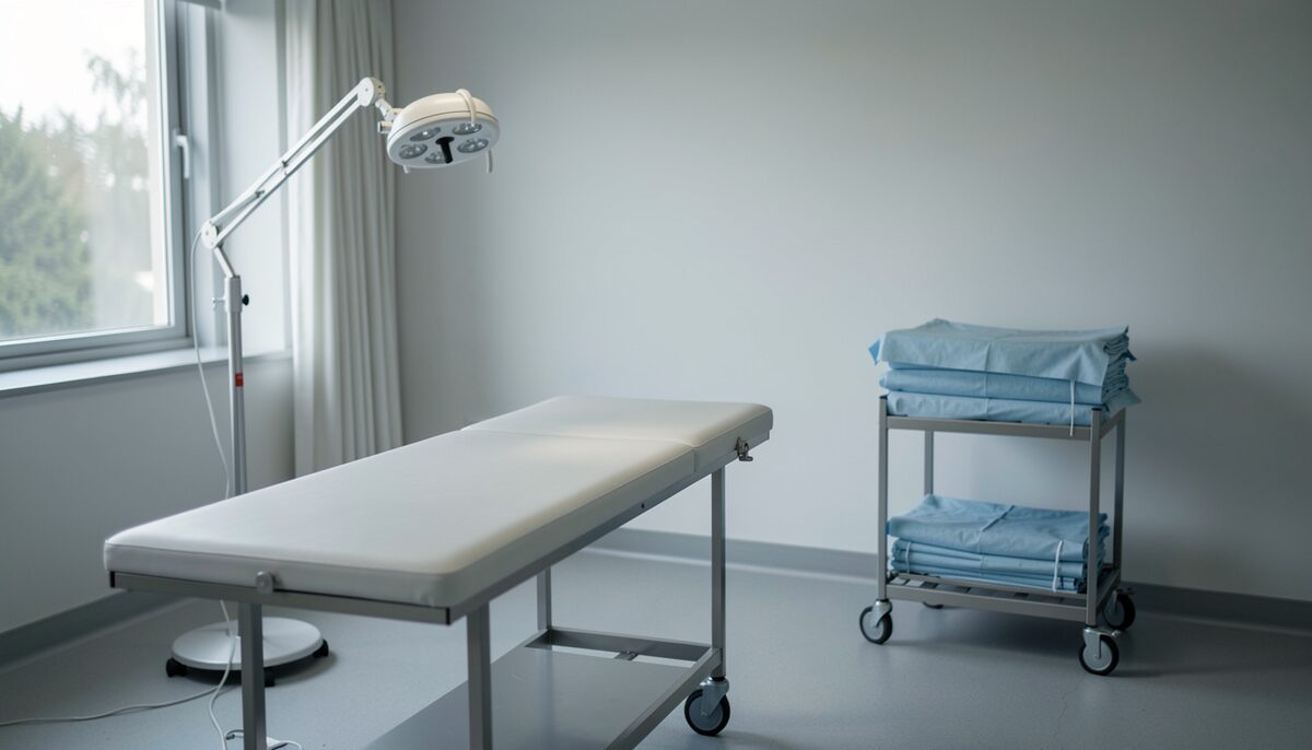 The operating room before the day's first patient.